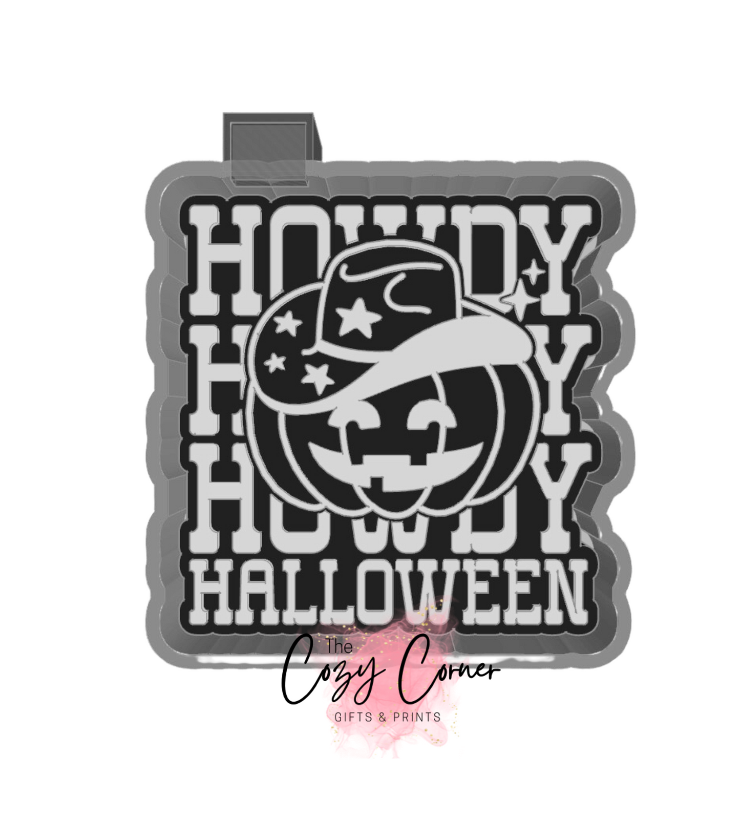 Howdy Halloween Pumpkin Freshie mold