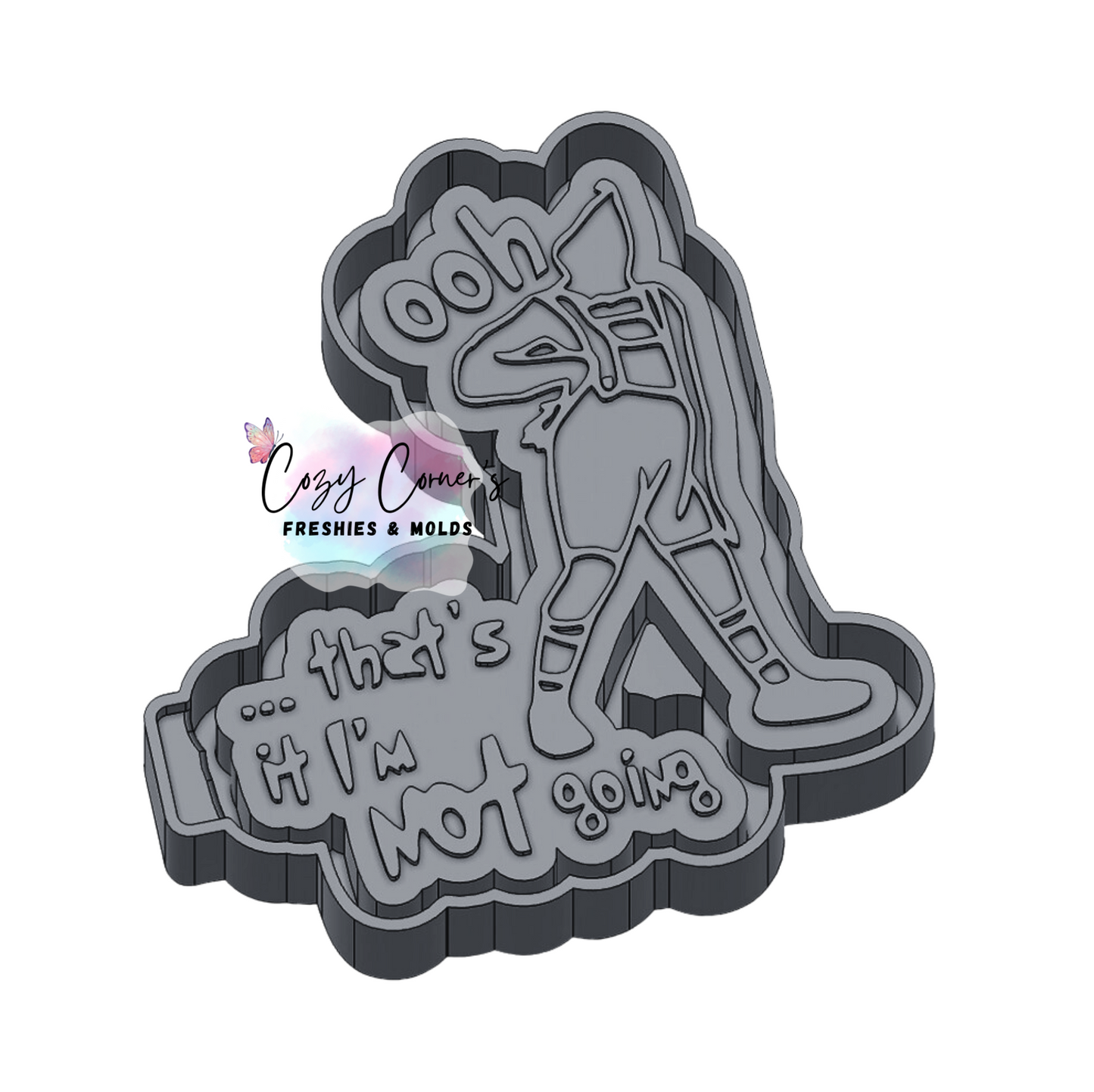 Not Going Christmas freshie mold (VIP)