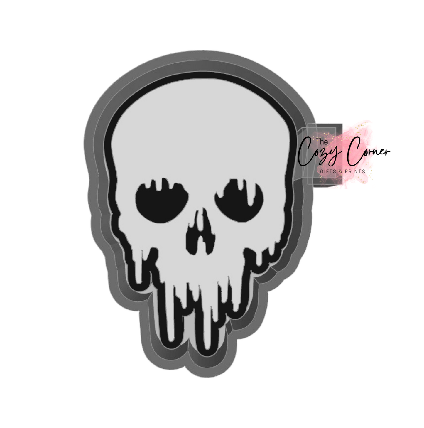 Dripping Skull Freshie mold