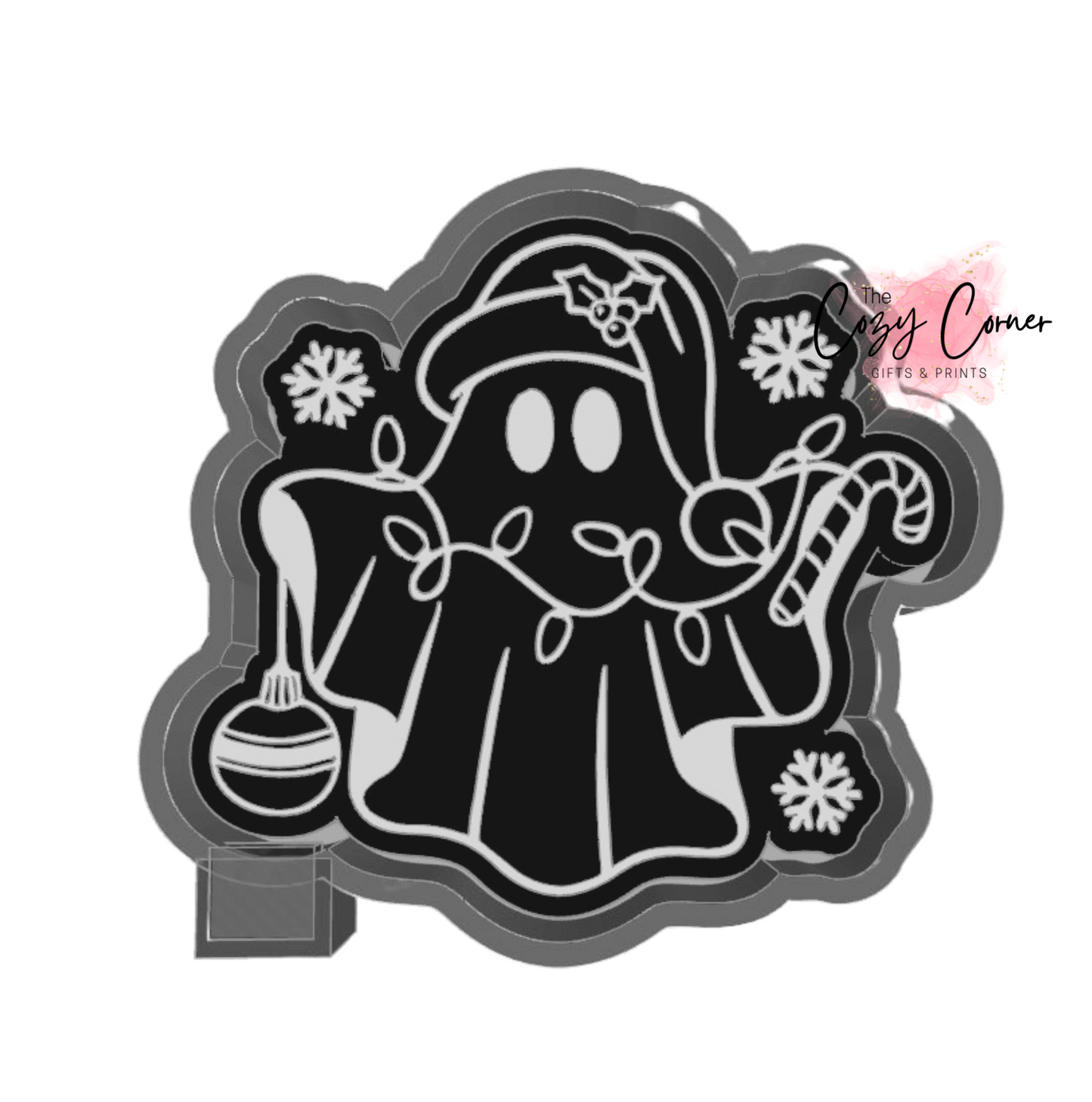 Christmas Ghost freshie mold