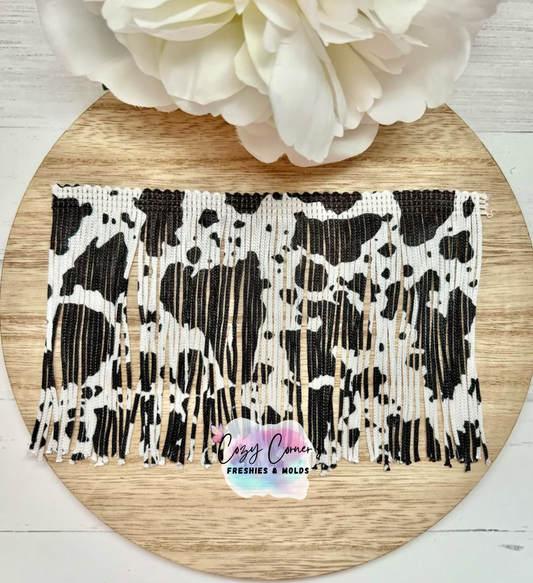 Cow Printed Fringe