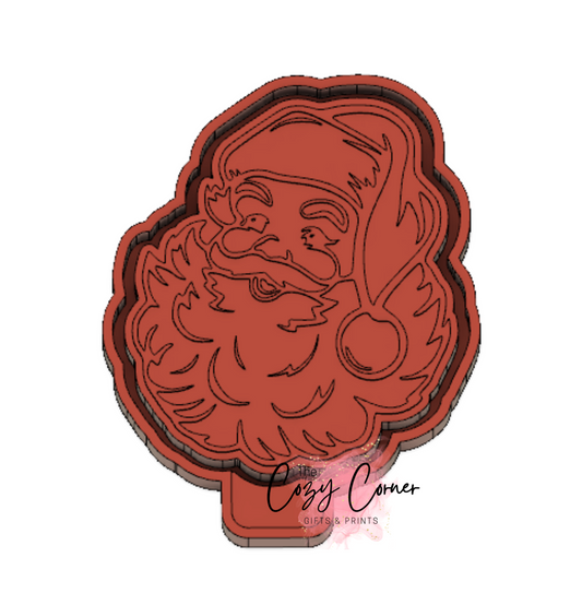 Santa Christmas freshie mold