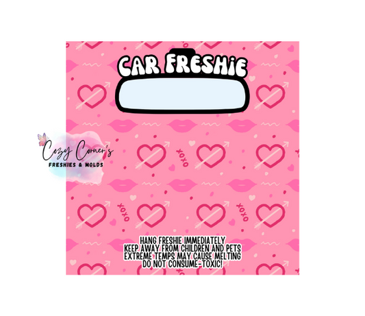 Valentine's Day Freshie Bag Insert (3 Size options) Set of 10