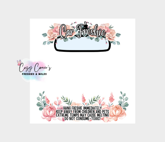 Roses Freshie Bag Insert (3 Size options) Set of 10
