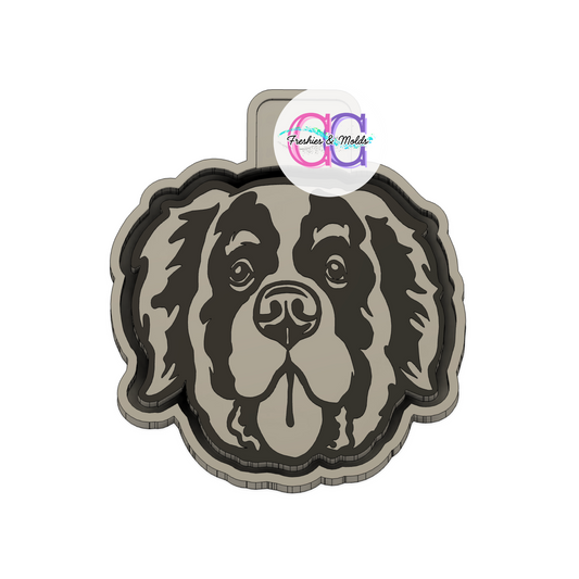 St. Bernard Dog Freshie Mold