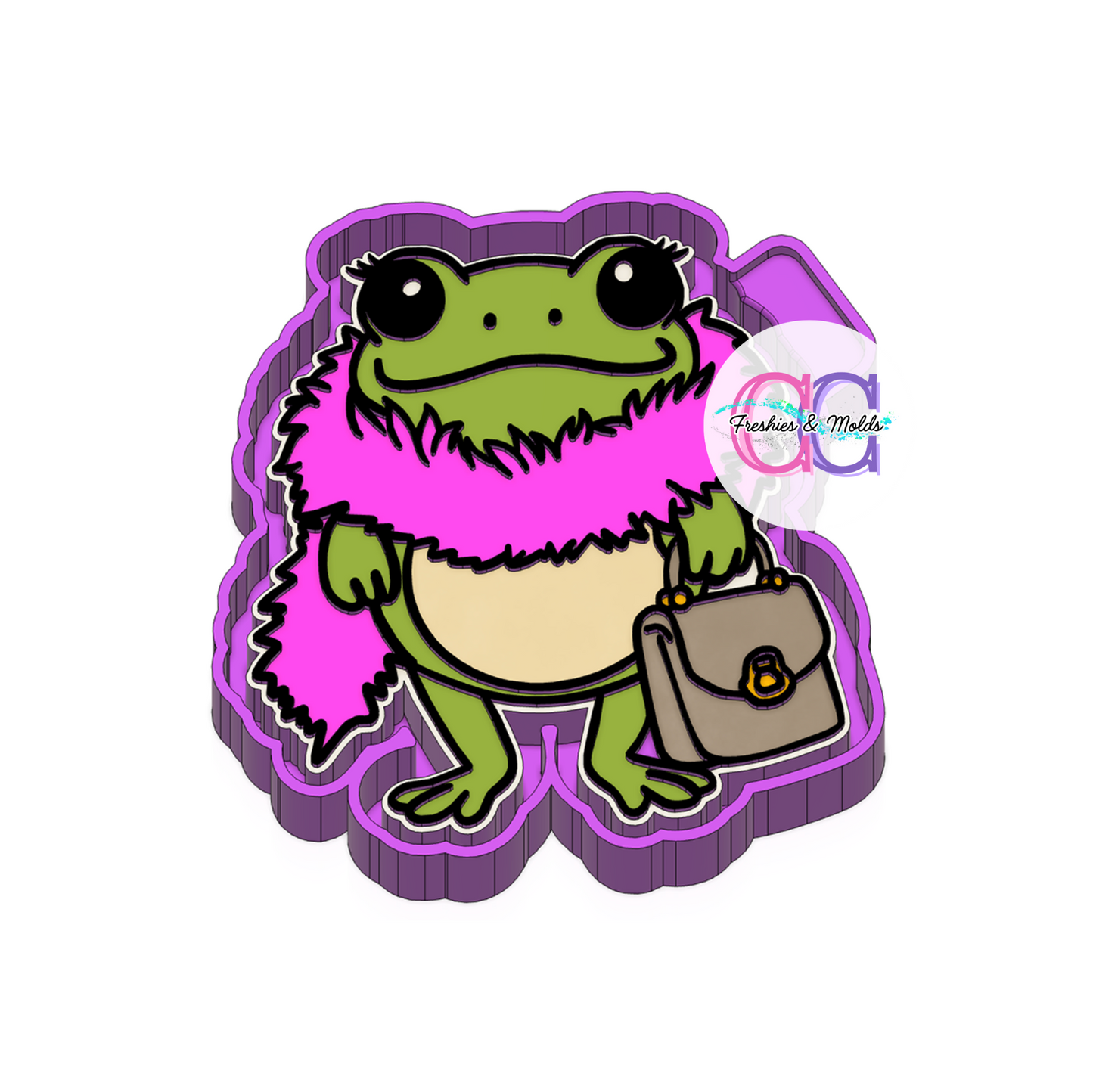 Boujee Frog Freshie Mold