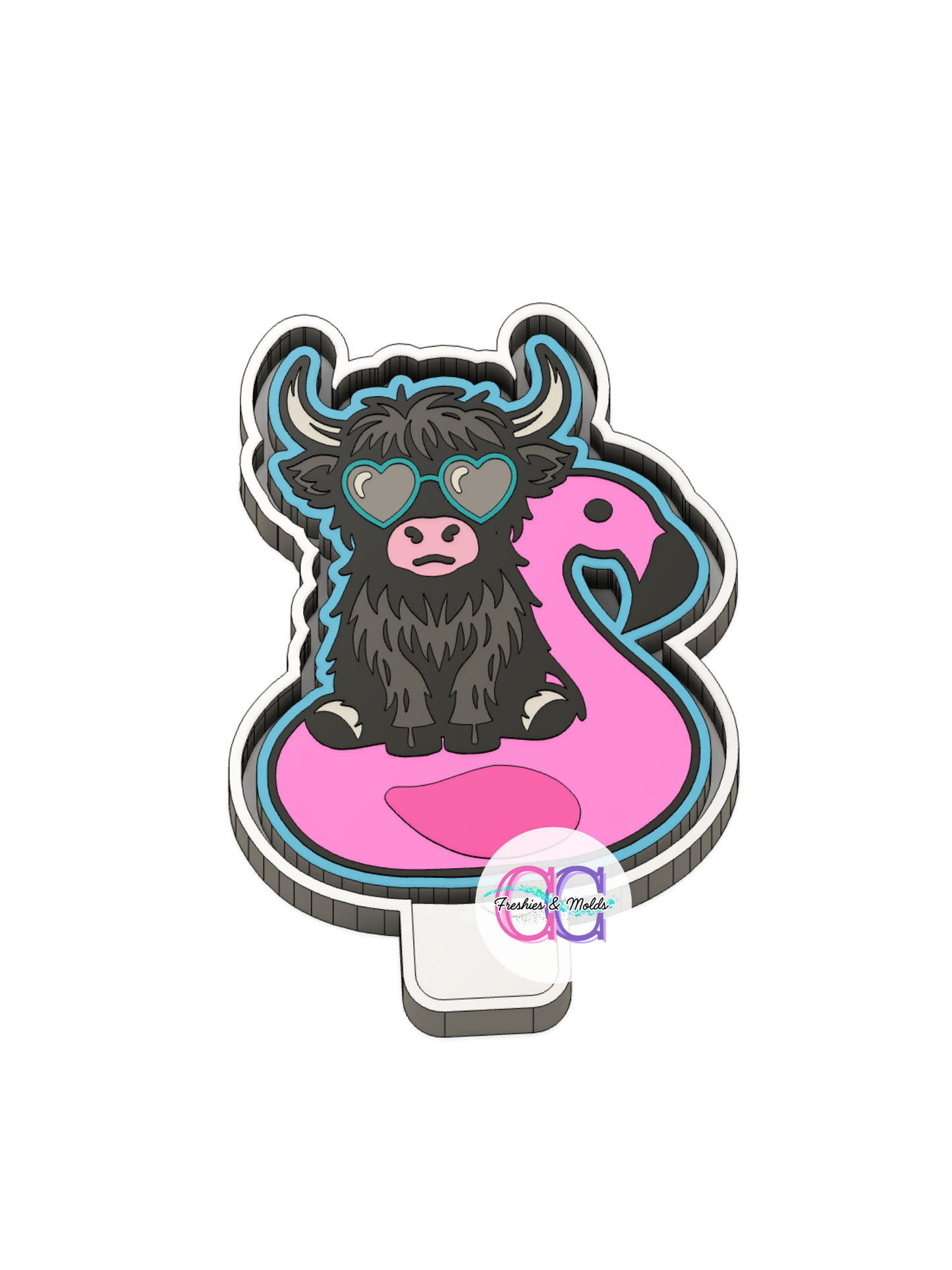 Summer Highland Freshie Mold
