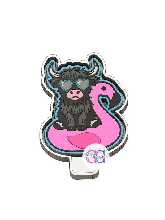 Summer Highland Freshie Mold
