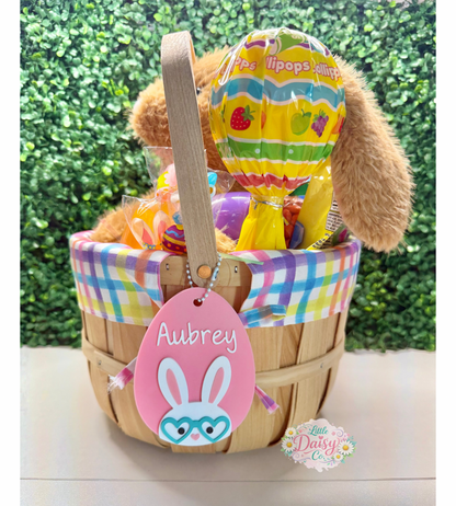 Easter Basket Tag- Egg/Bunny