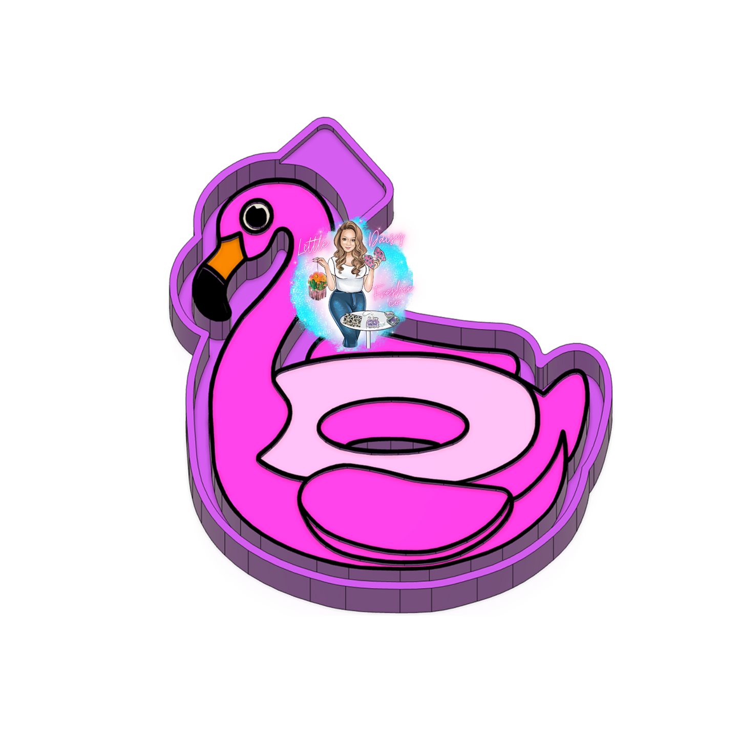 Flamingo Floaty Freshie Mold