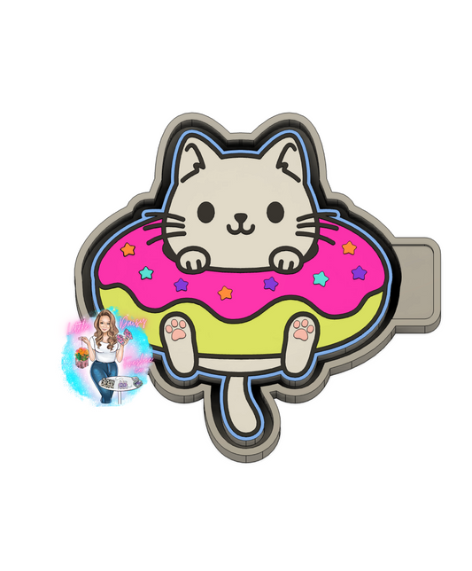 Cat Floaty  Freshie Mold