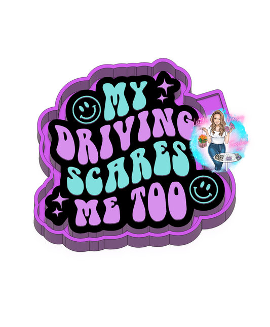 My driving scares me too Freshie Mold