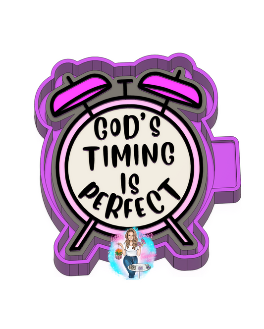 God's Timing Freshie Mold