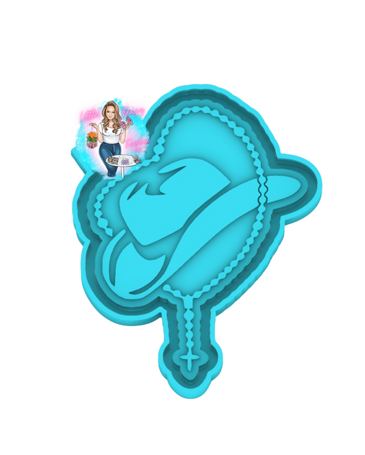 Cowboy/girl Hat Freshie mold