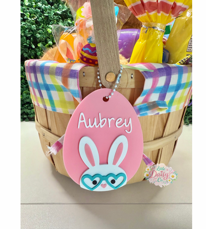 Easter Basket Tag- Egg/Bunny