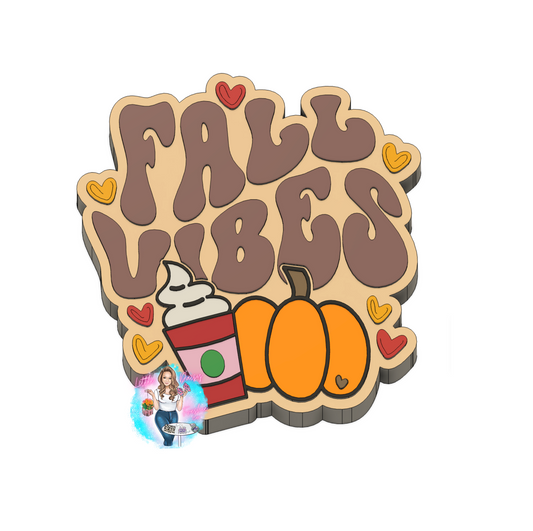 Fall Vibes Freshie mold