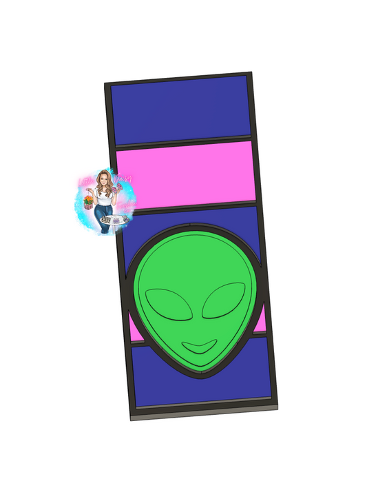 Alien wax melt Snap Bar Mold