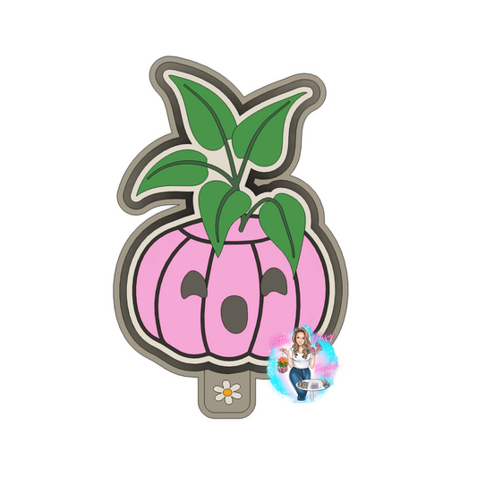 Pumpkin planter freshie mold