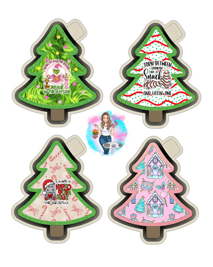 Christmas Tree Freshie Shaker Mold