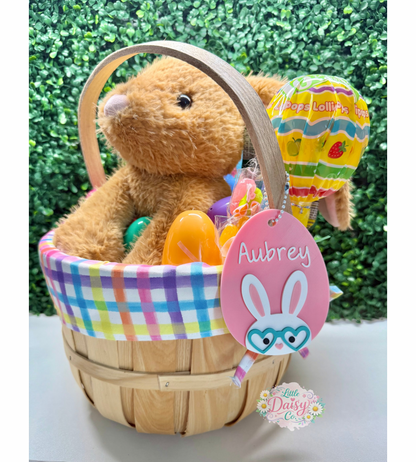 Easter Basket Tag- Egg/Bunny