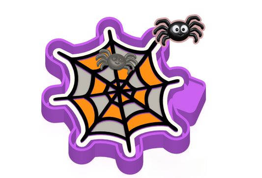 3D spider Freshie mold