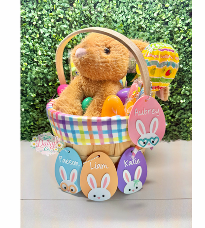 Easter Basket Tag- Egg/Bunny