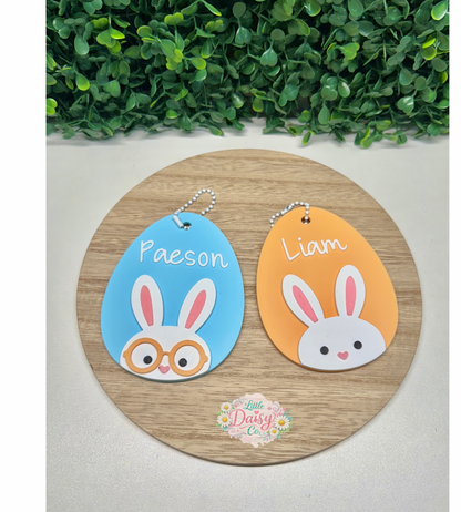 Easter Basket Tag- Egg/Bunny