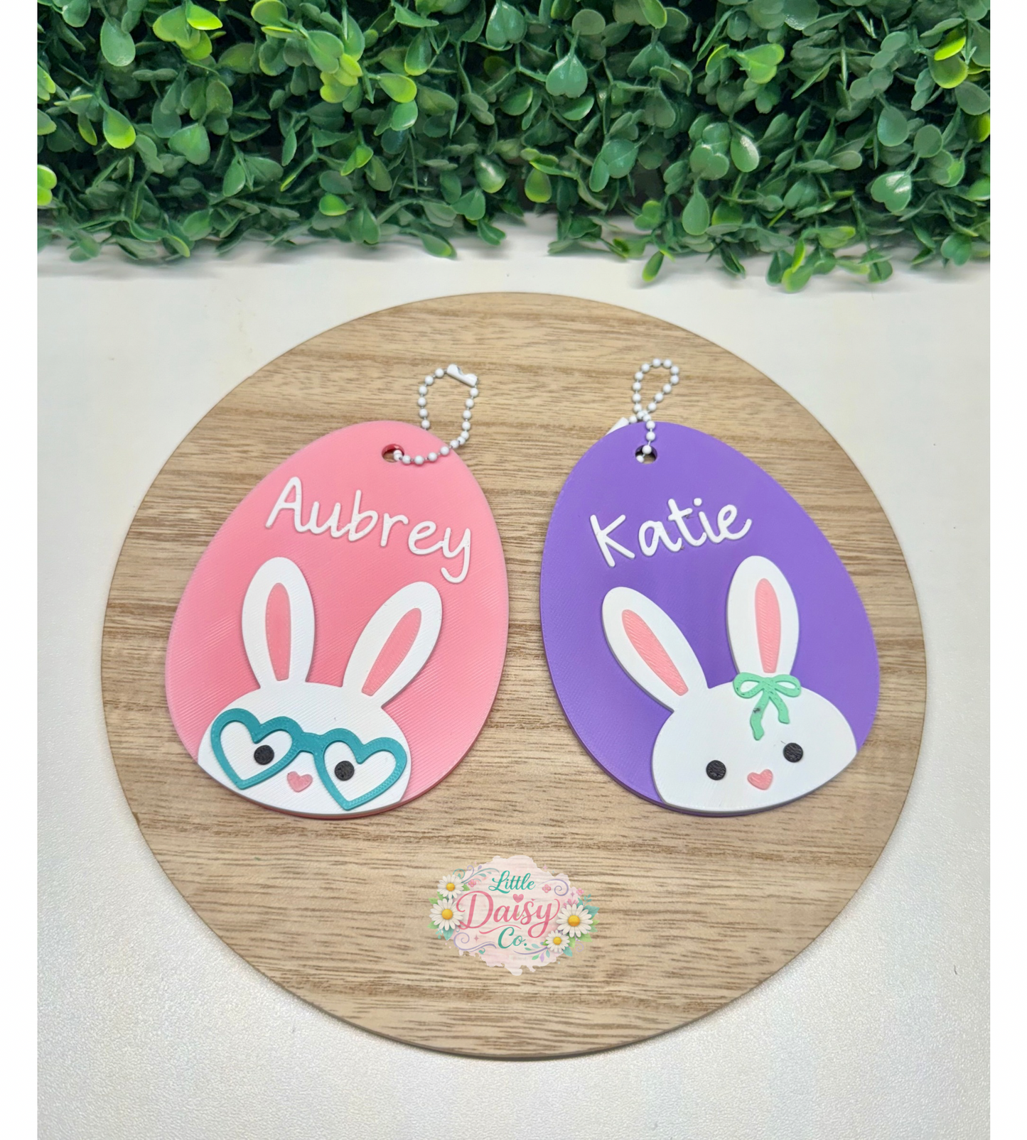 Easter Basket Tag- Egg/Bunny