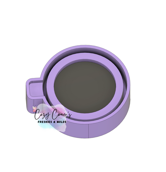 3" Cardstock Space Round Freshie Shaker Mold