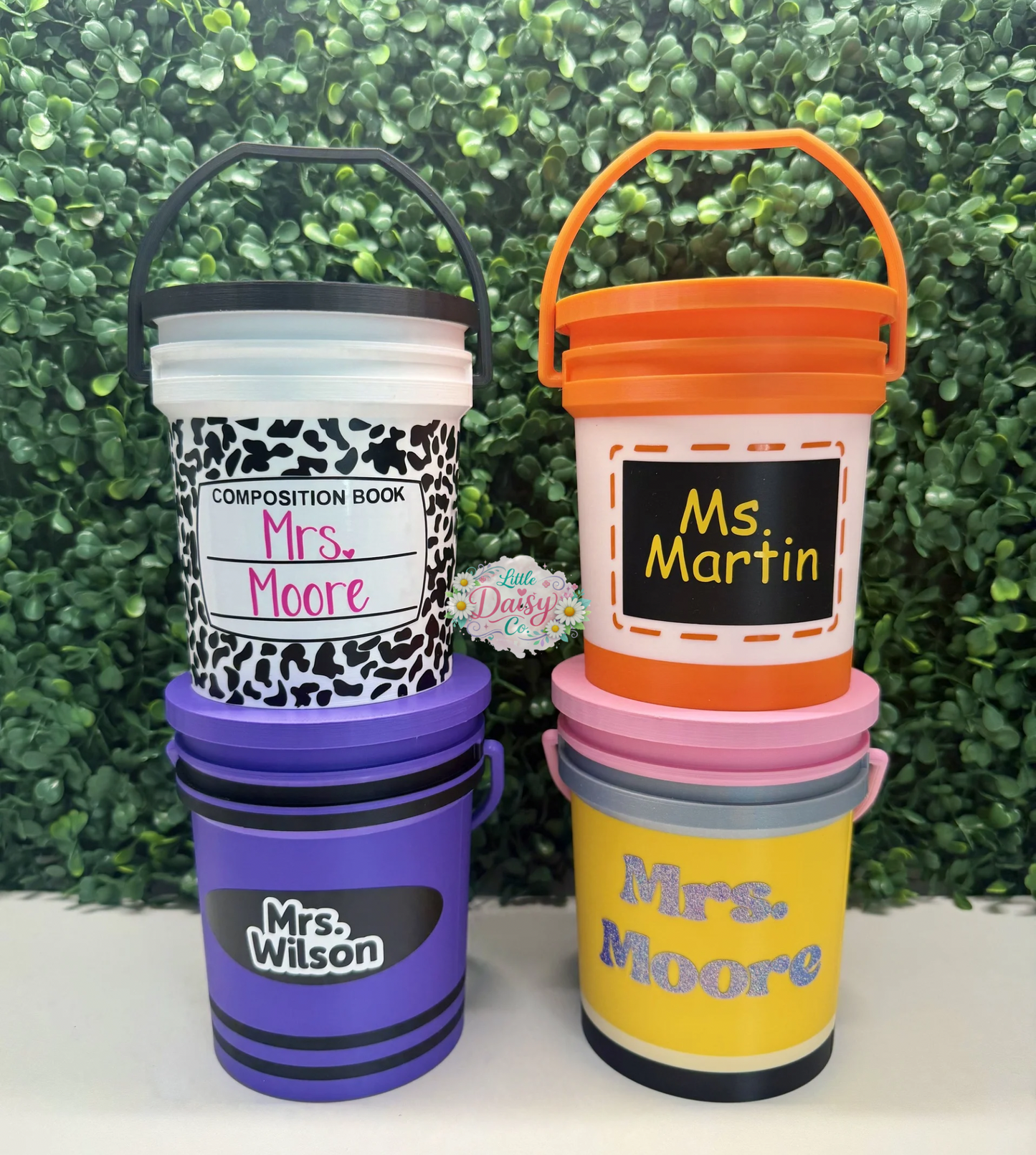 Personalized Teacher Buckets (Large)