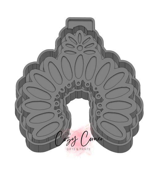 Squash Blossom Freshie Mold