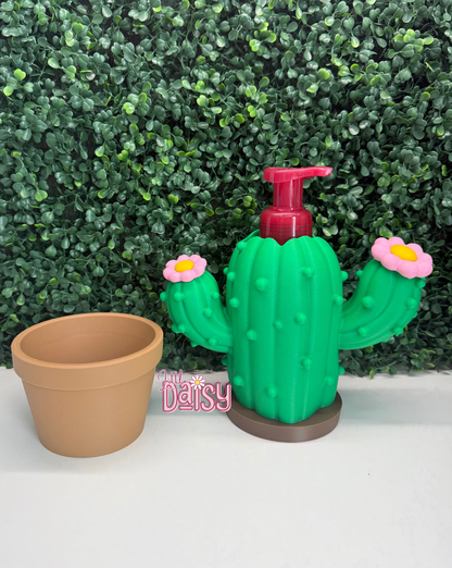 Cactus  BBW Foam Soap Dispenser Holder