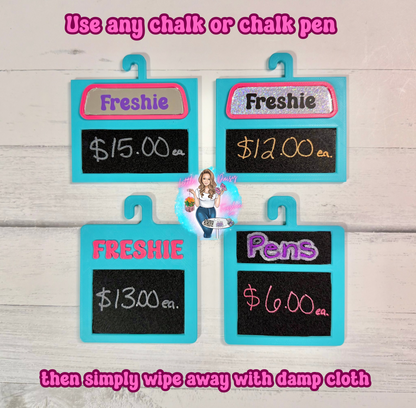 Hanging Chalkboard Price Tag