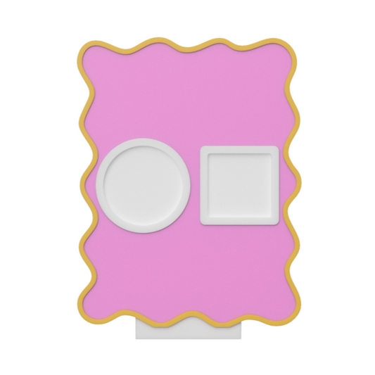 Wavy NFC Stand- 2 Frames- (Design your NFC stand- You Choose base type)