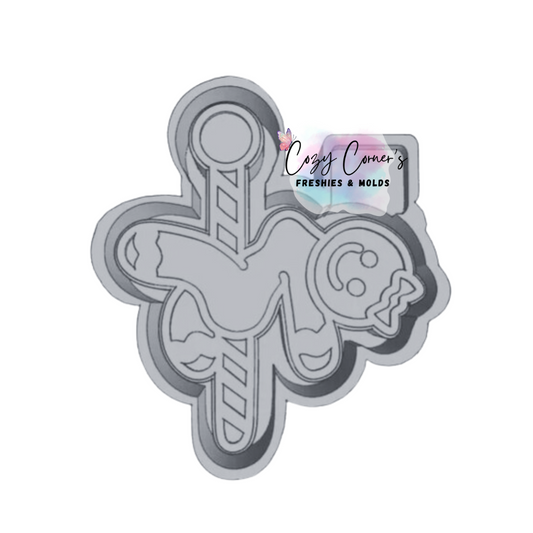 Gingerbread Christmas freshie mold