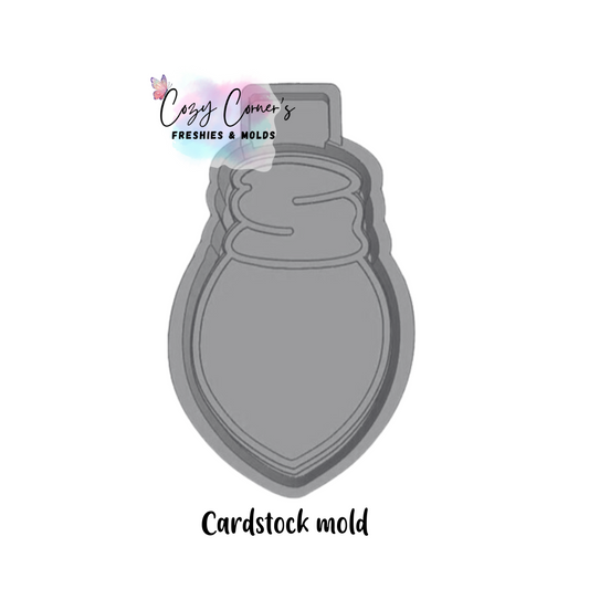 Christmas Light Cardstock Mold