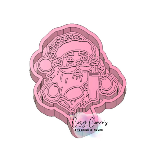 Boujee Santa Christmas freshie mold