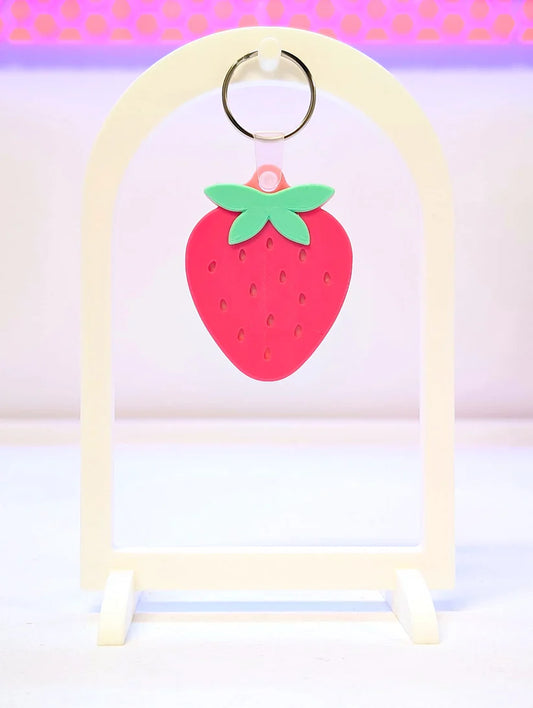 Strawberry NFC Keychain