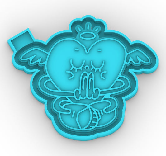 Angel Heart Valentine Mold