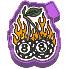 8 ball Freshie Mold