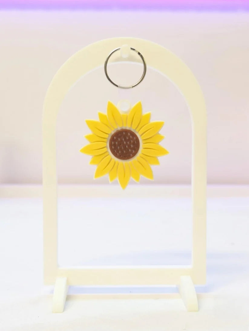 Sunflower NFC Keychain