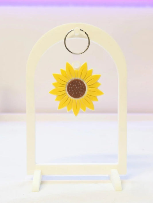 Sunflower NFC Keychain