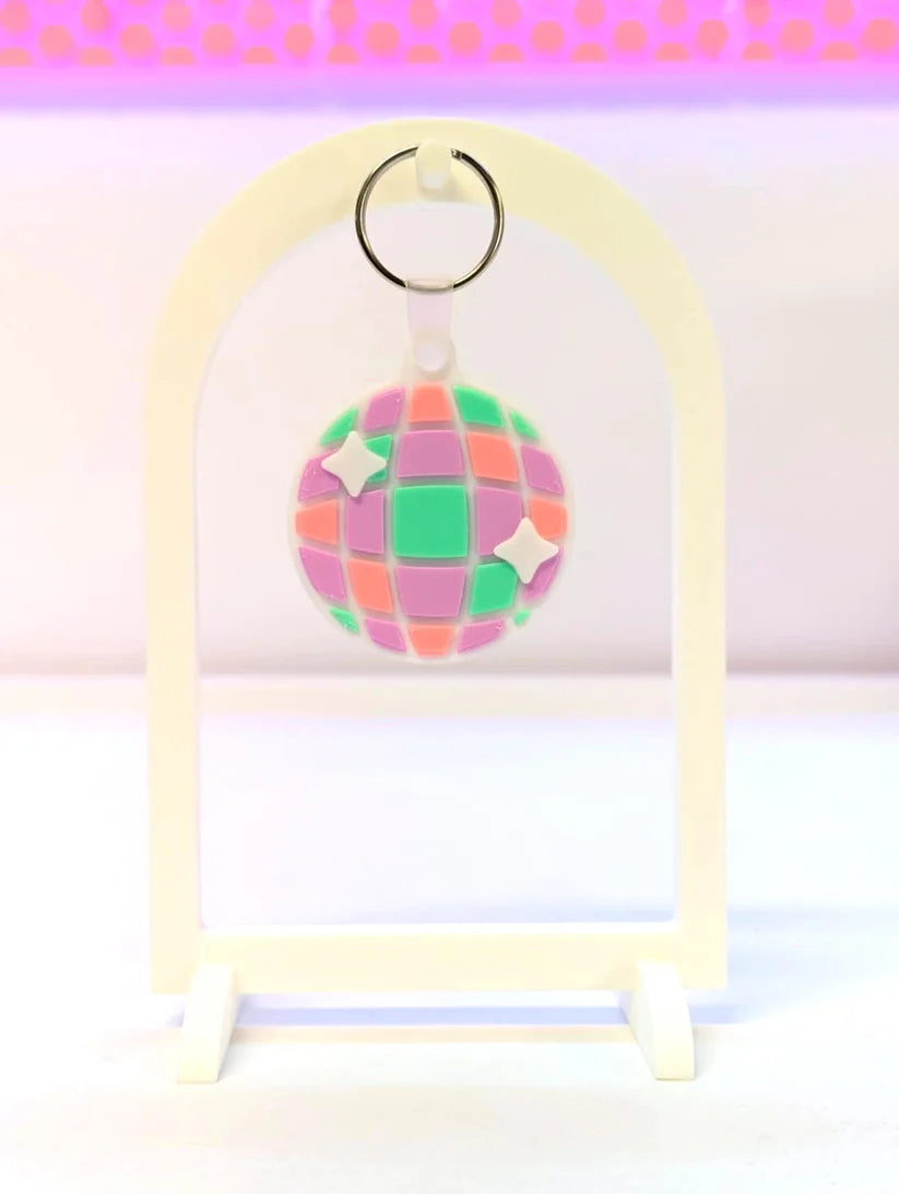 Disco Ball NFC Keychain