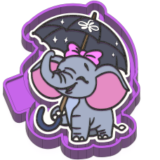Elephant Freshie mold