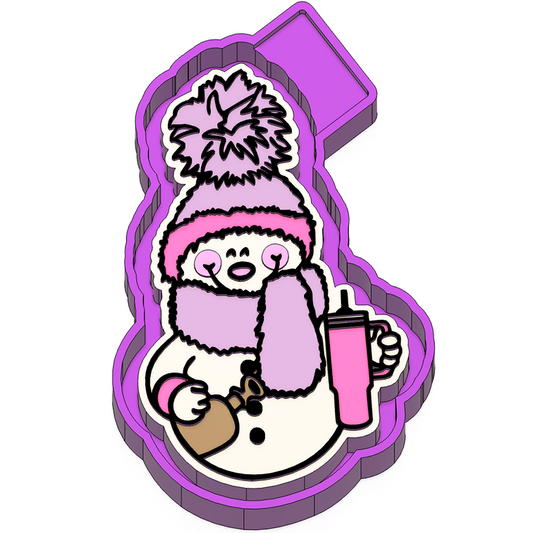 Snowgirl Freshie mold