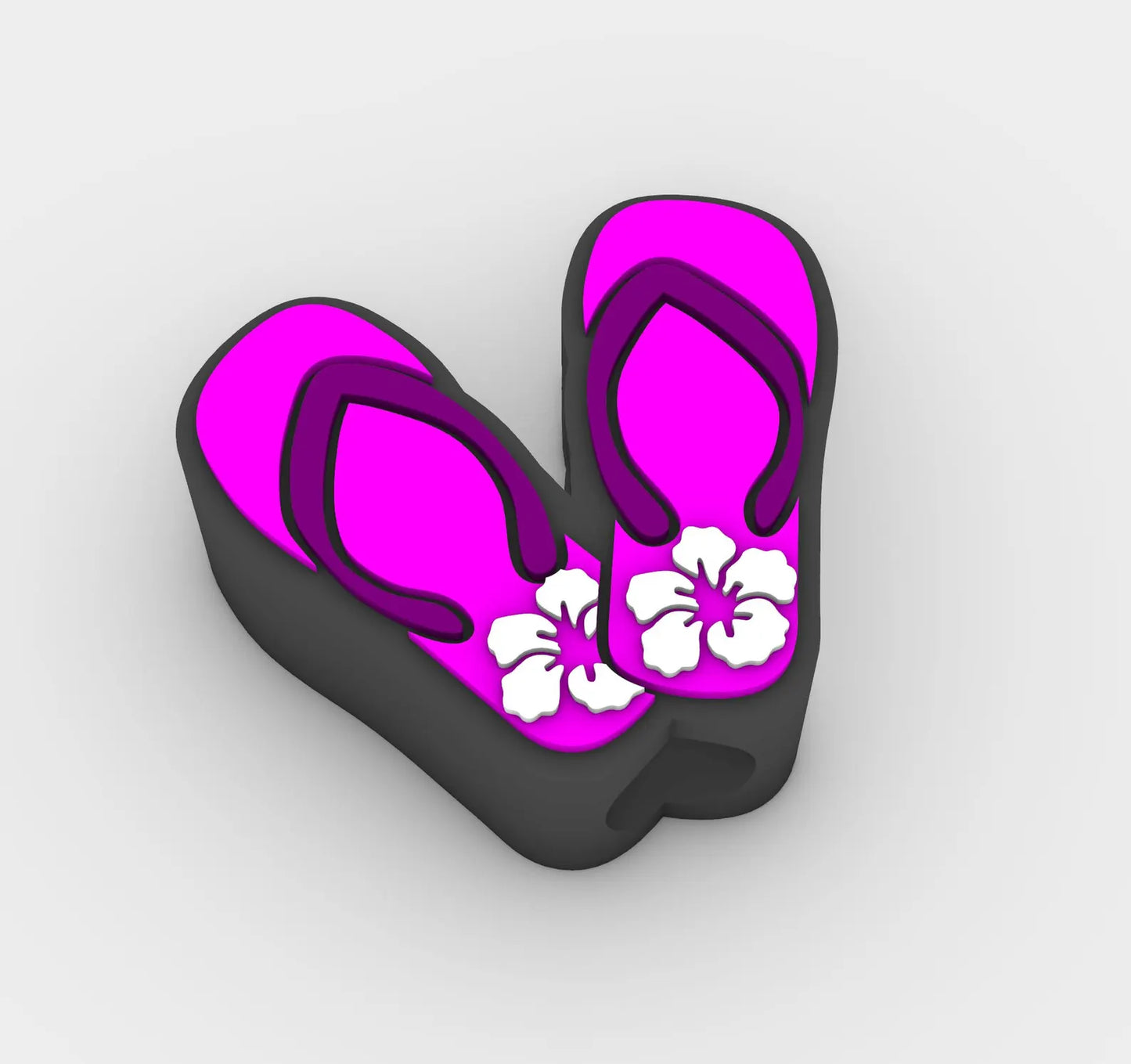 Flip Flops straw topper