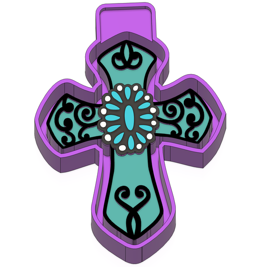 Cross Freshie Mold