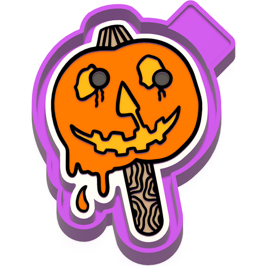 Melting Pumpkin Ice Cream Freshie mold