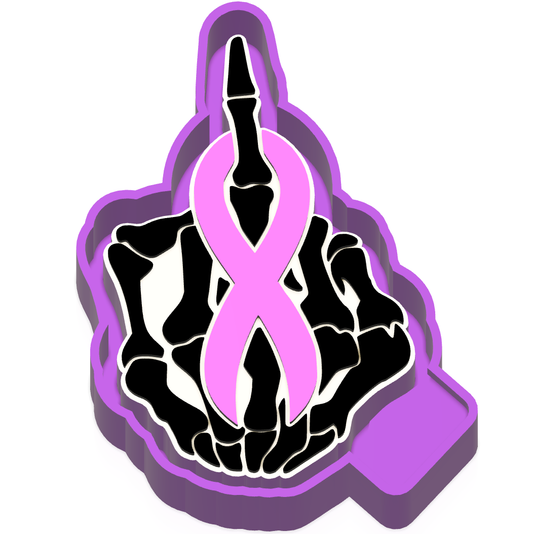 awareness ribbon freshie mold