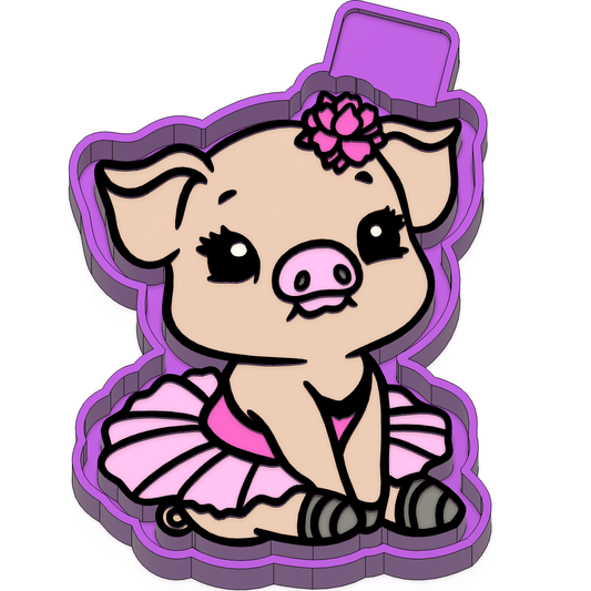 Cute Pig Freshie Mold
